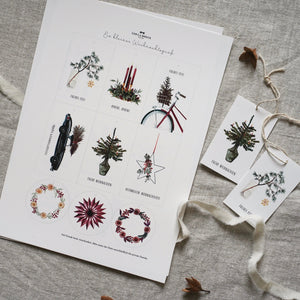 Gift Tags (9 pieces) | Christmas (Download/Printable)