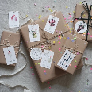 Gift Tags (8 pieces) | Birthday (Download/Printable)