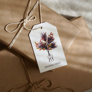 Gift tags · Christmas bouquet
