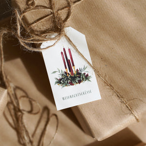 Gift tags · Advent wreath