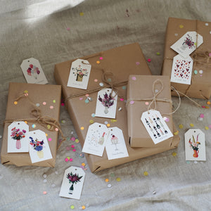 Gift tags · Christmas bouquet