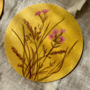 Untersetzer · Wildblumen | Dahlie | Gelb