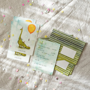 Invitation Cards Dino Party
