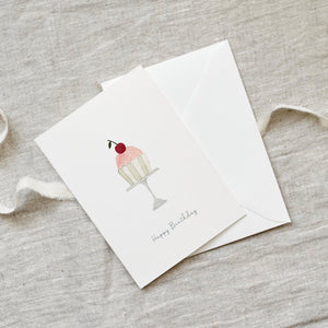 Grußkarte · Birthday Cupcake