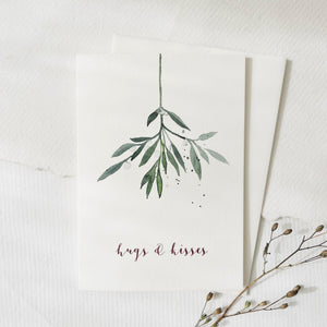 Greeting card · Hugs &amp; Kisses