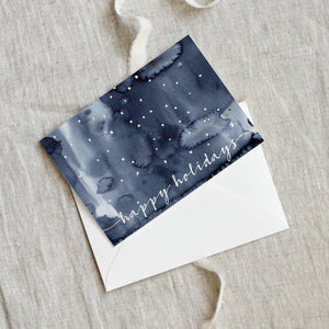 Grußkarte · Happy Holidays