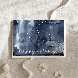 Grußkarte · Happy Holidays