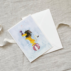 Grußkarte · Lion congrats