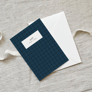 Greeting card Just for you