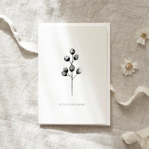 Trauerkarte · In stiller Anteilnahme