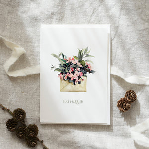 Greeting Card Just married