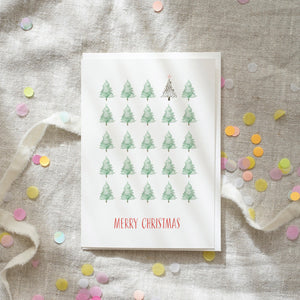 Greeting Card Christmas Forest
