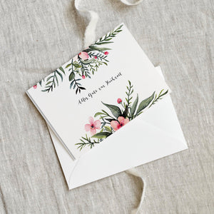 Grußkarte · Alles Gute zur Hochzeit