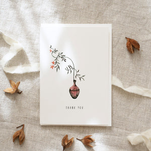 Grußkarte · Thank you