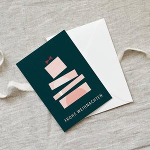 Grußkarte · Geschenke Geschenke | Rosa