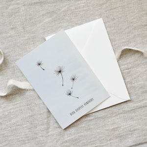 Trauerkarte · With deepest sympathy