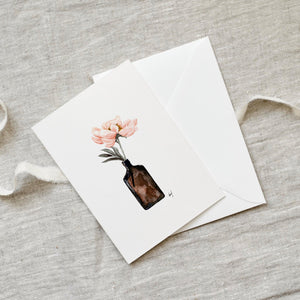 Grußkarte · coral Blossom