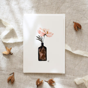 Grußkarte · coral Blossom