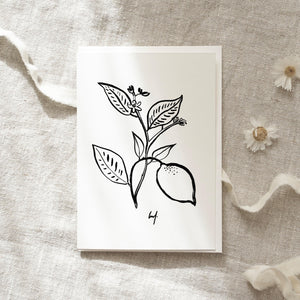 Grußkarte · Citrus Flower