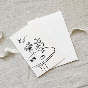 Grußkarte · Coffeetable