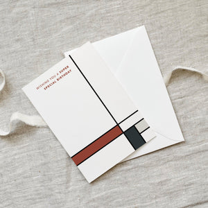 Grußkarte · Super special birthday