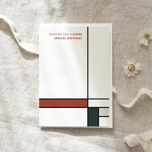 Grußkarte · Super special birthday