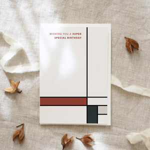 Grußkarte · Super special birthday