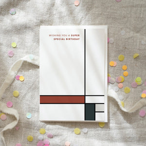 Grußkarte · Super special birthday
