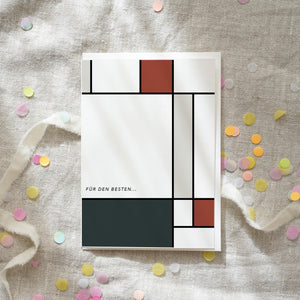 Grußkarte · Für den besten....