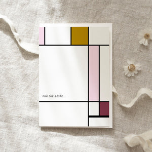Grußkarte · Für die beste...