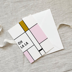 Grußkarte · Oh la la