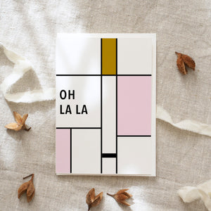 Grußkarte · Oh la la