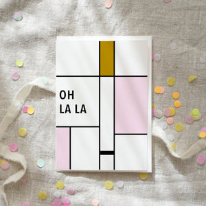Grußkarte · Oh la la