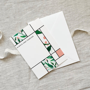 Grußkarte · Always and forever