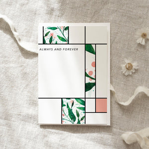 Grußkarte · Always and forever