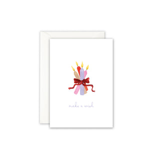 Grußkarte · Colorful wish | Candles