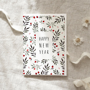 Greeting card Happy new year