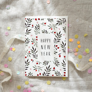 Greeting card Happy new year