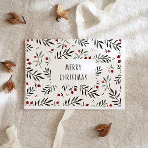 Greeting card · Merry Christmas | patterns