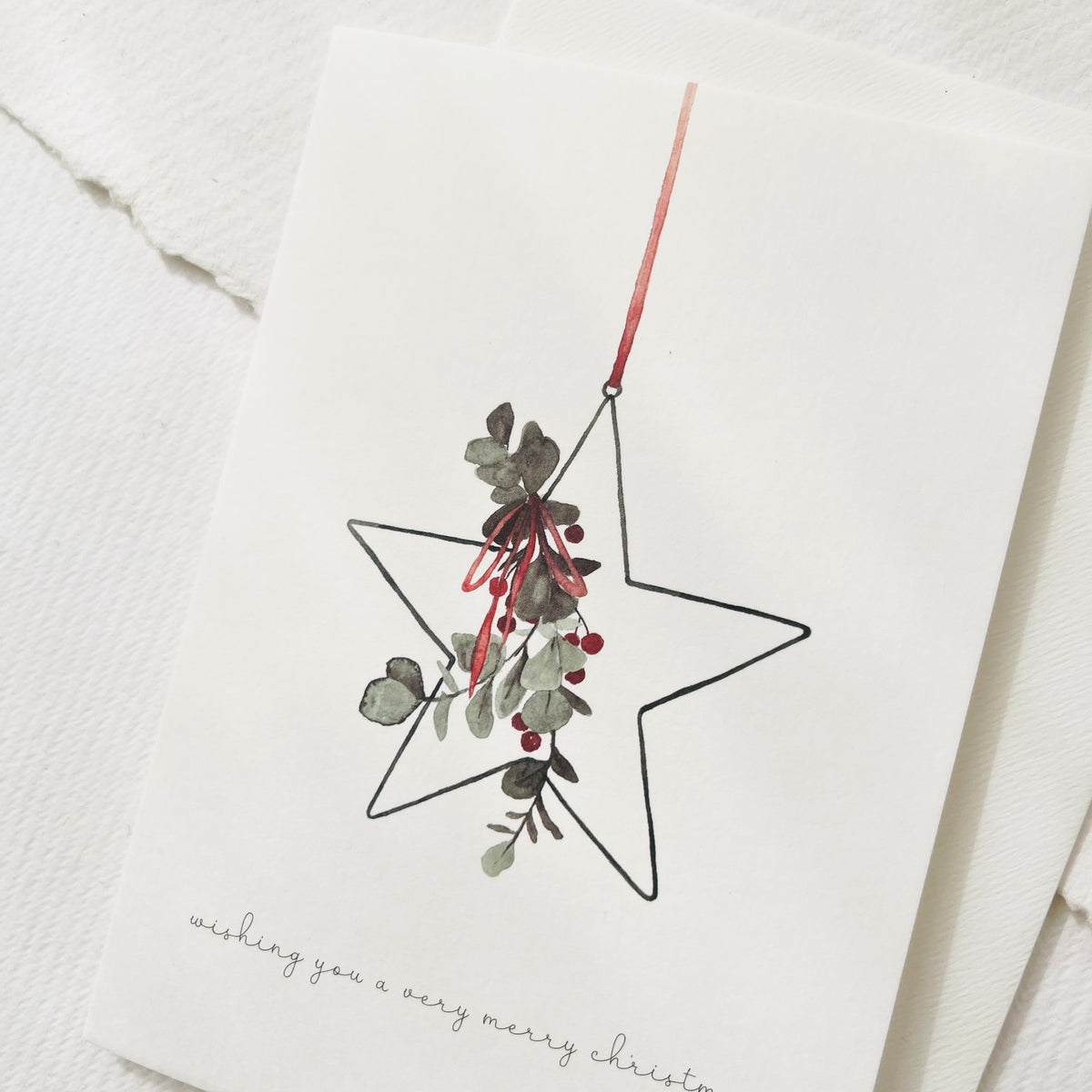 Greeting Card Christmas Star