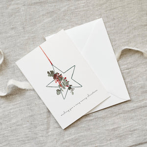 Greeting Card Christmas Star
