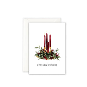 Greeting card · Advent arrangement