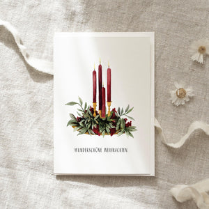 Greeting card · Advent arrangement