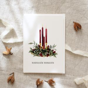 Greeting card · Advent arrangement