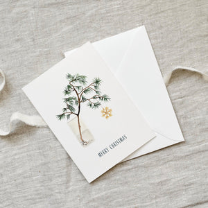 Greeting card · Christmas branch