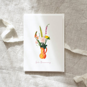 Grußkarte · Gute Besserung | Spring Bouquet