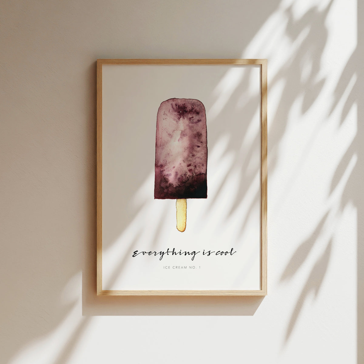 Kunstdruck - Everything is cool | Ice cream No 1