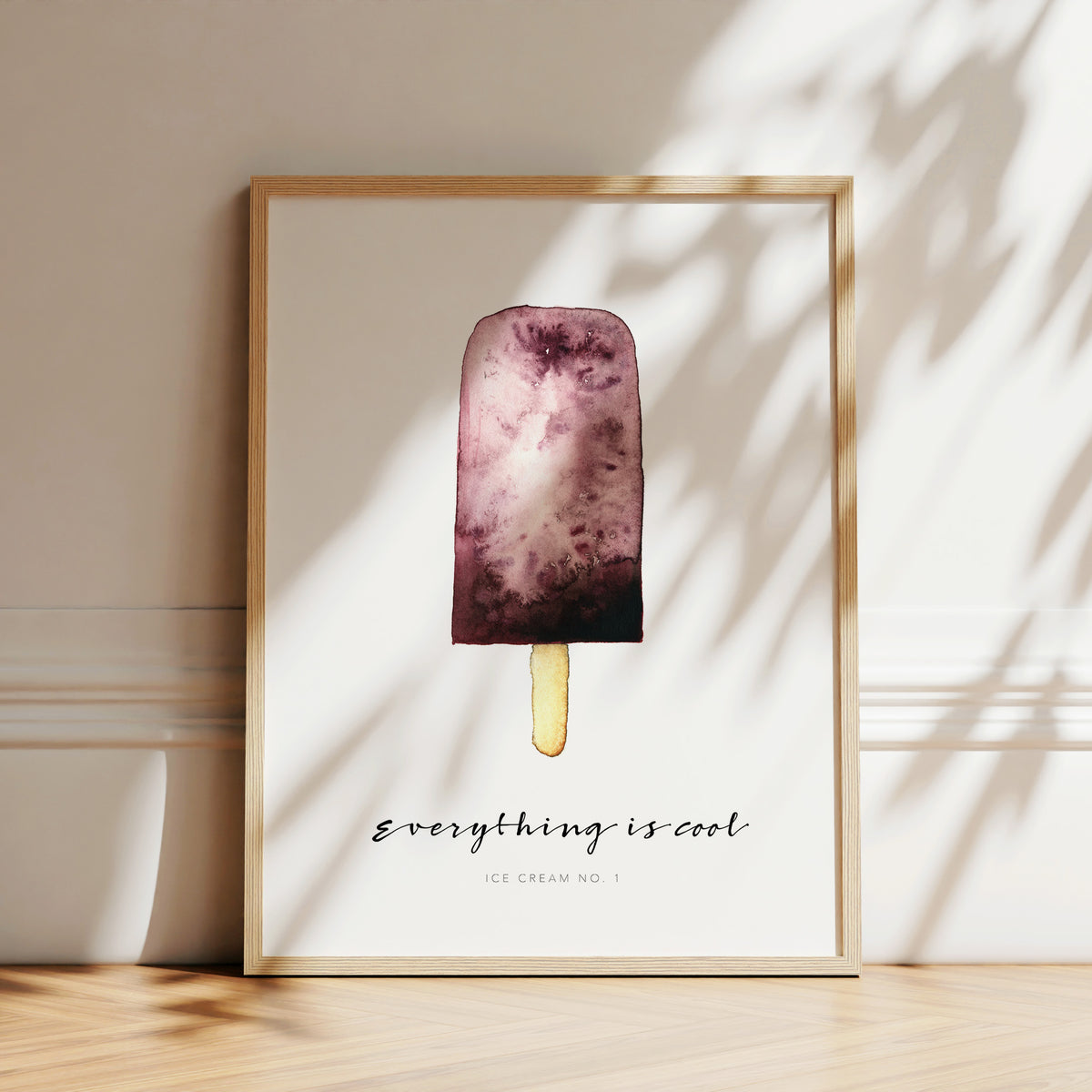 Kunstdruck - Everything is cool | Ice cream No 1