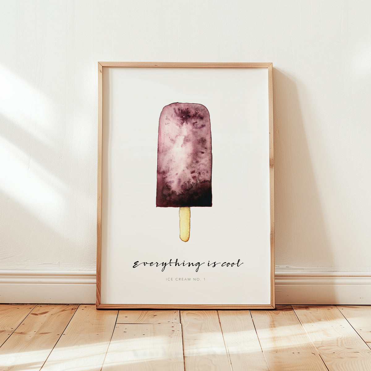 Kunstdruck - Everything is cool | Ice cream No 1