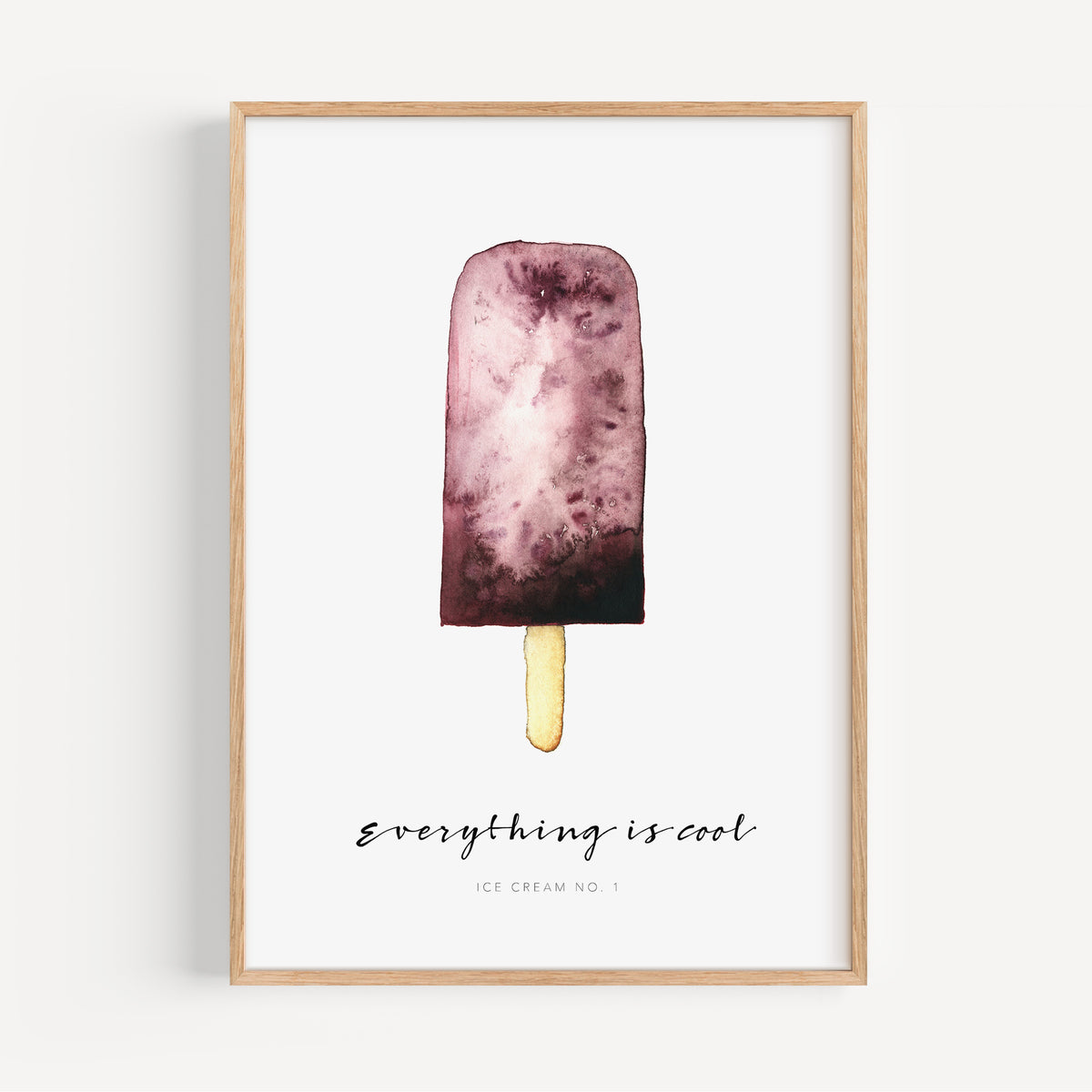 Kunstdruck - Everything is cool | Ice cream No 1